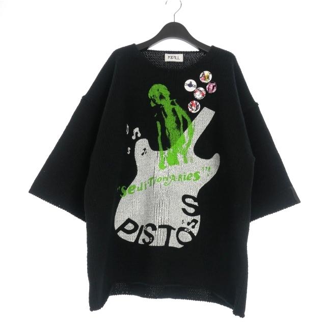 未使用品 キディル KIDILL 25AW SEDITIONARIES PULLOVER KNIT プリント