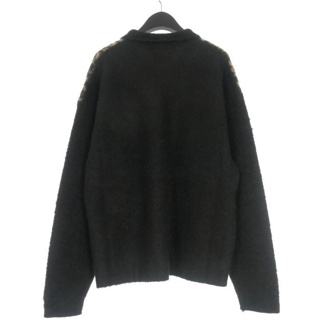 未使用品 セントマイケル SAINTMICHAEL 25AW LEOPARD KNIT CARDIGAN