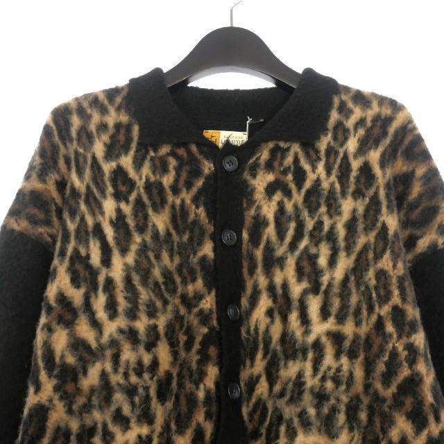 未使用品 セントマイケル SAINTMICHAEL 25AW LEOPARD KNIT CARDIGAN