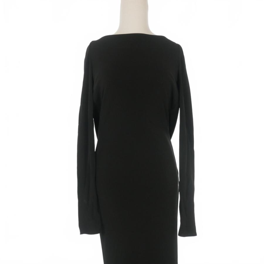 【中古】ディースクエアード DSQUARED2 23AW オープンバック ロングドレス ワンピース 長袖 XS ブラック S72CV0456 DSQUARED2（ディースクエアード） DSQUARED2 23AW オープンバック