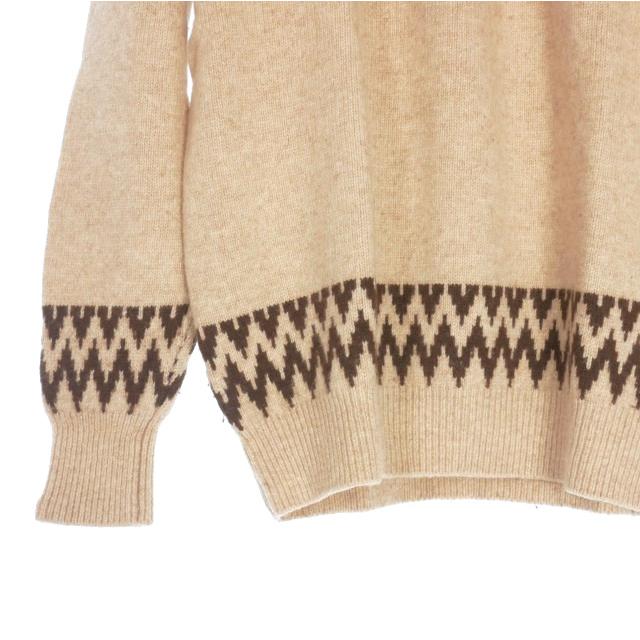 デラックス Deluxe ノルディック柄 クルーネックニット セーター 長袖