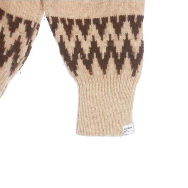 デラックス Deluxe ノルディック柄 クルーネックニット セーター 長袖