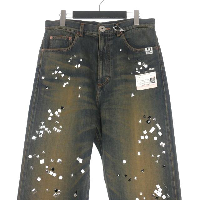 未使用品 ミハラヤスヒロ MIHARA YASUHIRO 25AW EMBELLISHED JEANS
