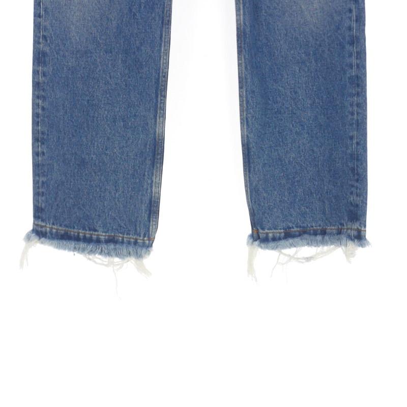 メンズファッション 未使用品 セファ Sefr 25AW Frayed Cut Jeans DARK