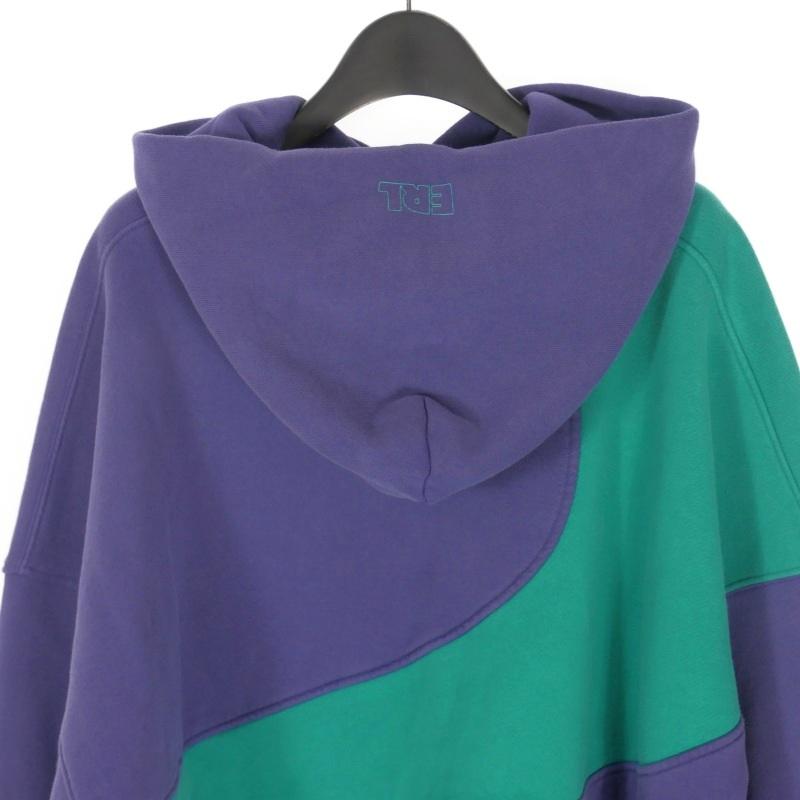 未使用品 イーアールエル ERL Wave Hoodie プルオーバーフーディー
