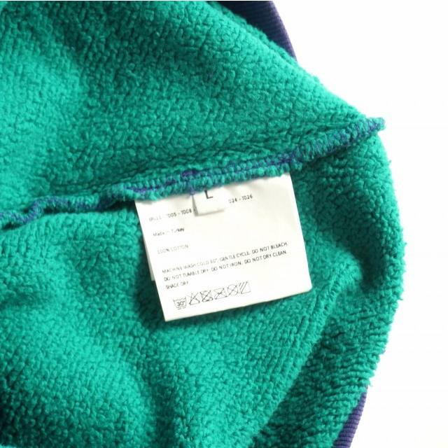 【中古】未使用品 イーアールエル ERL Wave Hoodie プルオーバーフーディー パーカー 長袖 L パープル/グリーン ERL11T024 メンズ 未使用品 イーアールエル ERL Wave Hoodie プルオーバーフーディー