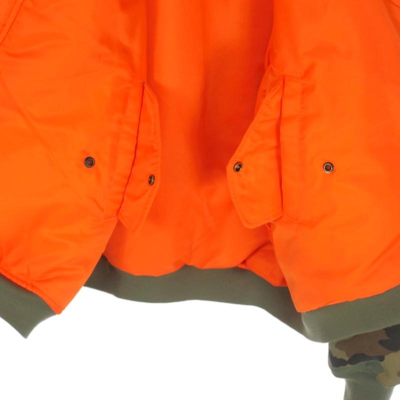 未使用品 キディル KIDILL 25AW FRESH ANARCHY MA-1 迷彩 プリント