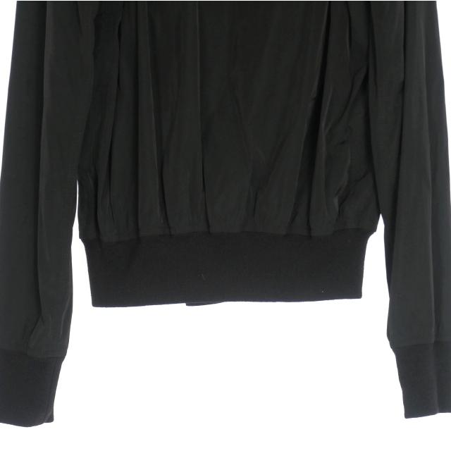 【中古】リックオウエンス Rick Owens 17SS フライト ボンバージャケット ブルゾン 長袖 46 ブラック 黒 RU17S9792-CY リックオウエンス Rick Owens 17SS フライト ボンバージャケット