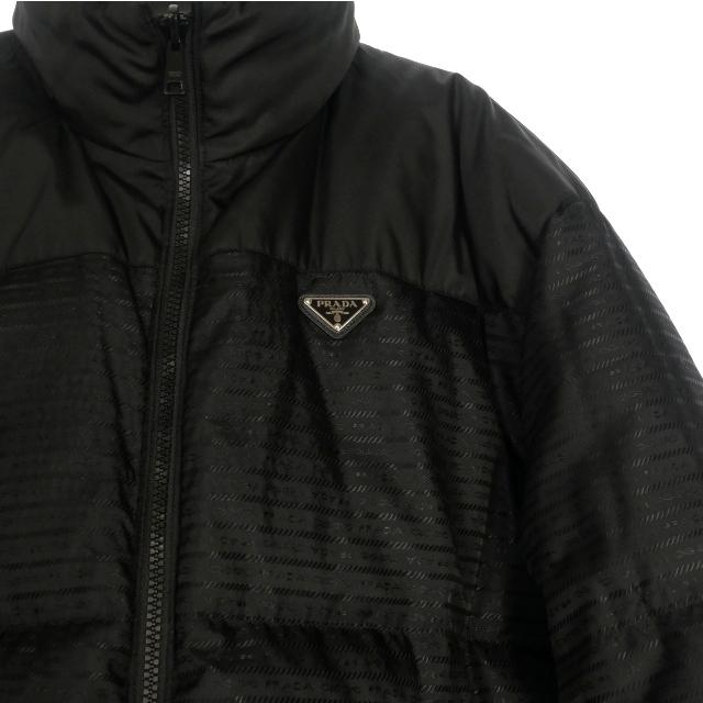 極美品 現行モデル PRADA ナイロンジャケット 三角ロゴ リバーシブル XL ○PRADA○三角ロゴ ダウンジャケット 29X544 (PRADA/ダウンジャケット