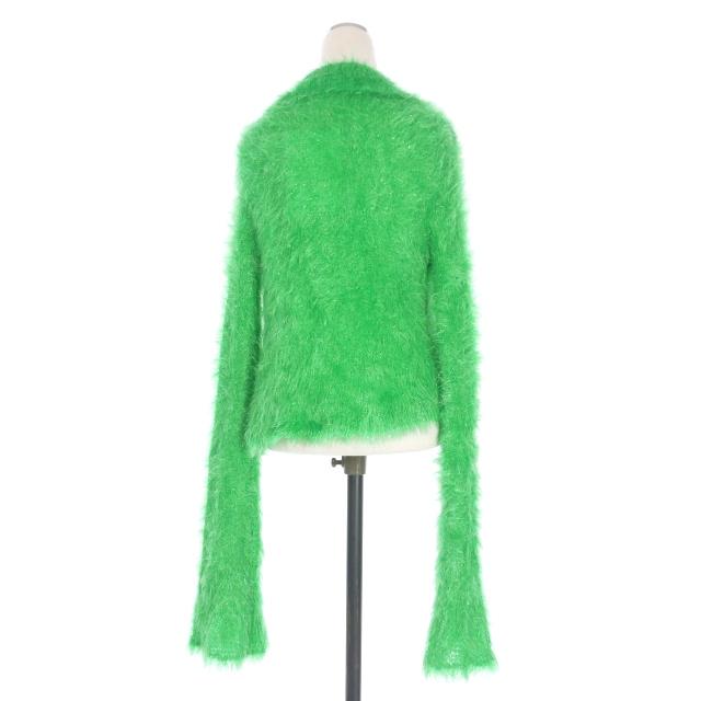 未使用品 インク EENK Ziggy Textured Collar Knit Cardigan シャギー