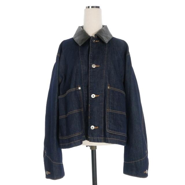 ミラオーウェン Mila Owen 25AW ショート丈デニムカバオール