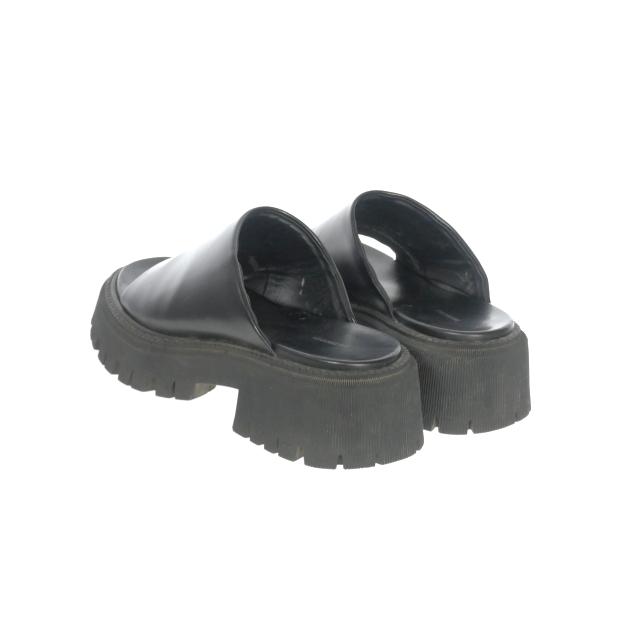 【中古】バレンシアガ BALENCIAGA 22SS Tractor Sandal トラクターサンダル レザーサンダル 厚底 靴 43 ブラック 黒 BALENCIAGA（バレンシアガ） BALENCIAGA 22SS Tractor Sandal
