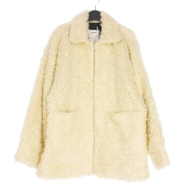 未使用品 ダブレット doublet 25AW HAND-PAINTED HEMP FAUX FUR JACKET 