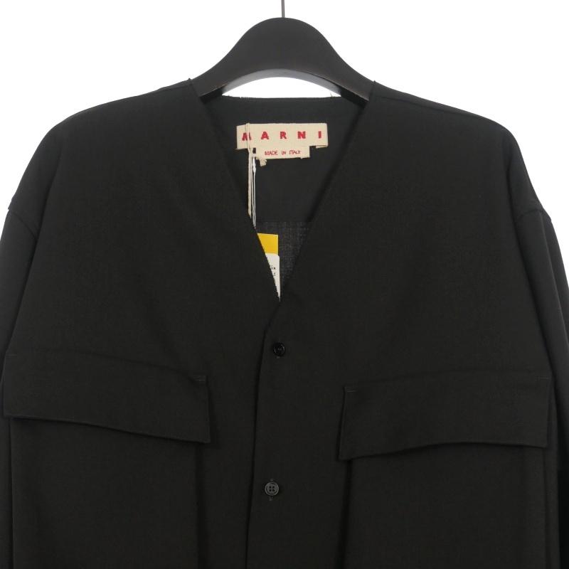 MARNI（マルニ） 未使用品 MARNI 25AW ウールトロピカルノーカラー