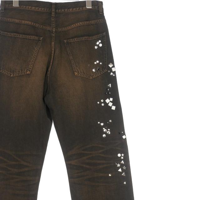 未使用品 ミハラヤスヒロ MIHARA YASUHIRO 25AW EMBELLISHED JEANS