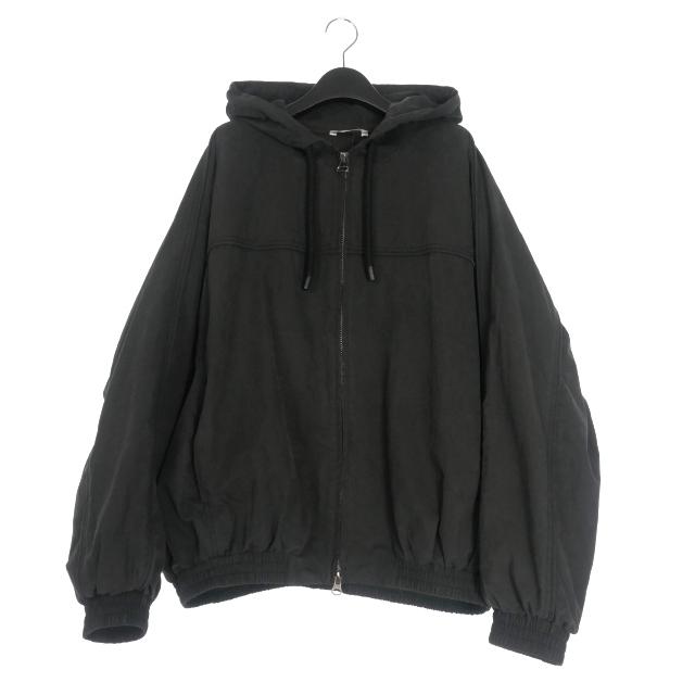 ZARA ザラ フード テクニカルジャケット ブラック ブルゾン 中綿 ZARA（ザラ） テクニカル フードジャケット ブルゾン 長袖 XL ブラック