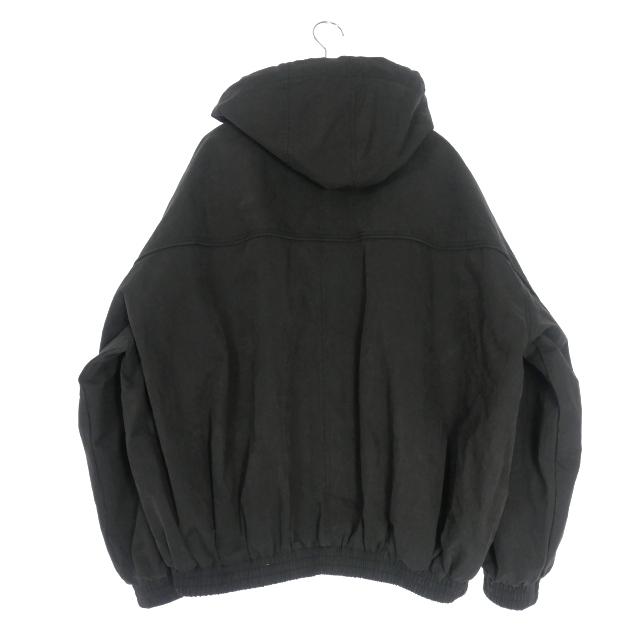 ZARA（ザラ） テクニカル フードジャケット ブルゾン 長袖 XL ブラック