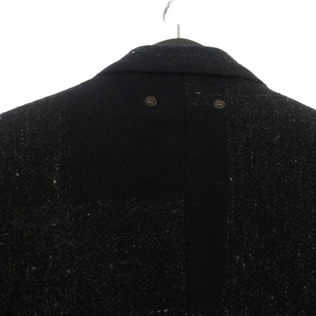 【中古】イサムカタヤマバックラッシュ シングルスーツ セットアップ テーラードジャケット テーパードパンツ 黒 イサムカタヤマバックラッシュ ISAMU KATAYAMA BACKLASH THE LINE