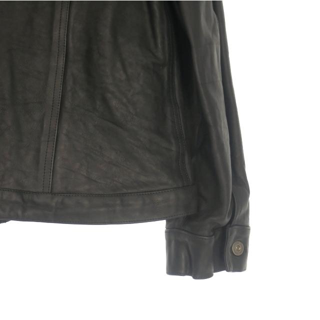 【中古】イサムカタヤマバックラッシュ ISAMU KATAYAMA BACKLASH GUIDIカーフ レザージャケット ブルゾン 長袖 L ブラック イサムカタヤマバックラッシュ ISAMU KATAYAMA BACKLASH GUIDIカーフ