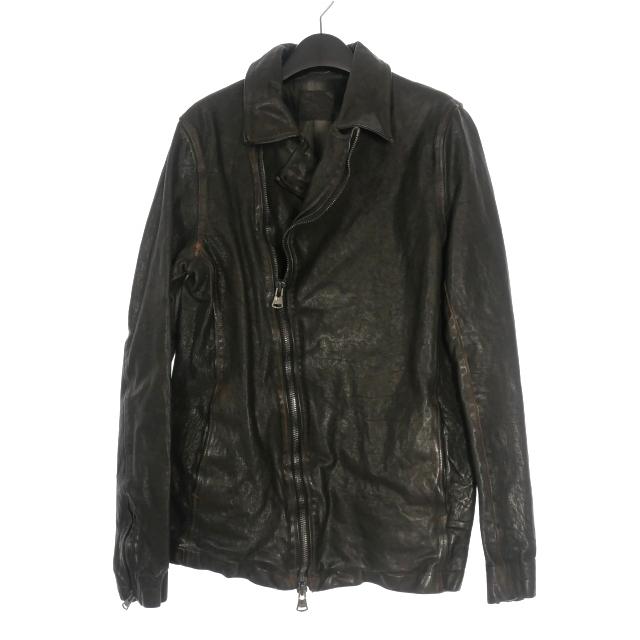 【中古】イサムカタヤマバックラッシュ イタリーバッファロー MARYAM ダブルライダースジャケット レザーブルゾン M イサムカタヤマバックラッシュ ISAMU KATAYAMA BACKLASH イタリー