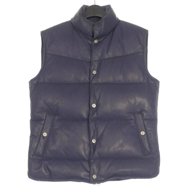 ISAMU KATAYAMA (バックラッシュ) ホースレザー ダウン ベスト イサムカタヤマバックラッシュ ISAMU KATAYAMA BACKLASH JPステア