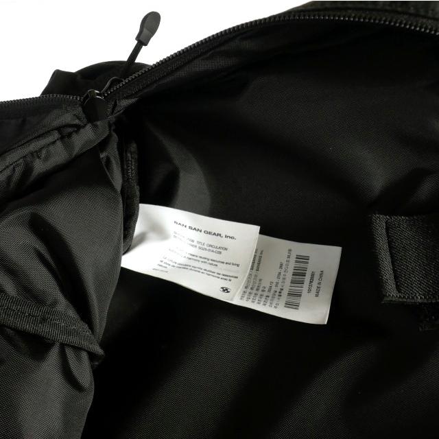 サンサンギア SAN GEAR MULTI POCKET BACKPACK マルチポケット バック