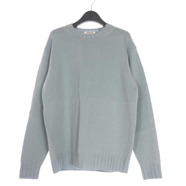 新品未使用AURALEE WASHED FRENCH MERINO KNIT オーラリー AURALEE 23AW WASHED FRENCH MERINO KNIT ニットプル