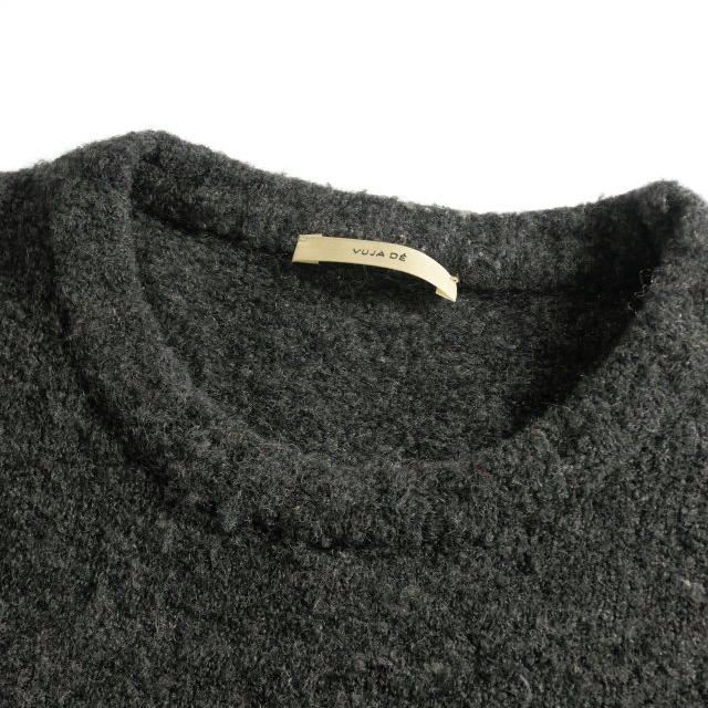 ヴジャデ VUJA DE TERRA WOOL DISTRESSED CREW NECK プルオーバー