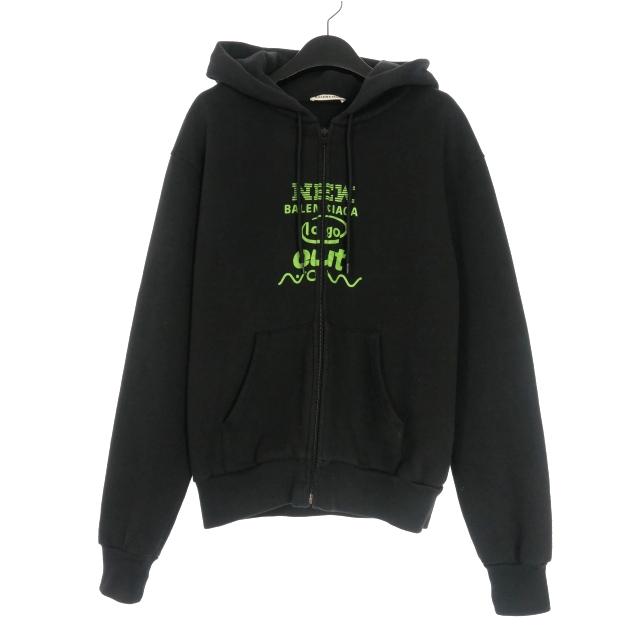 BALENCIAGA（バレンシアガ） BALENCIAGA 17AW ロゴプリント ジップ