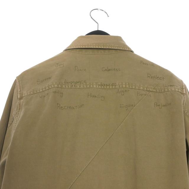 アンダーカバー UNDERCOVER 10AW ミリタリーシャツ ワークシャツ 長袖