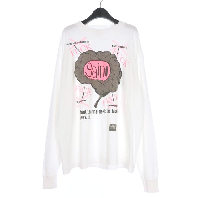 セントマイケル SAINTMICHAEL 25SS LS TEE BRAIN ロングスリーブT 