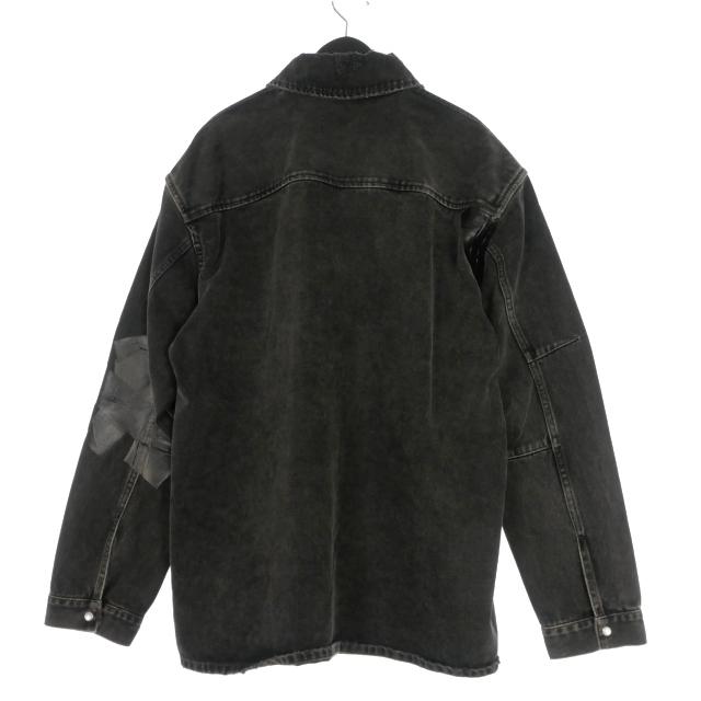 (超希少‼️)Martine Rose デニムジャケット ブラック スタッズ 未使用品 マーティンローズ Martine Rose Denim Overshirt デニム