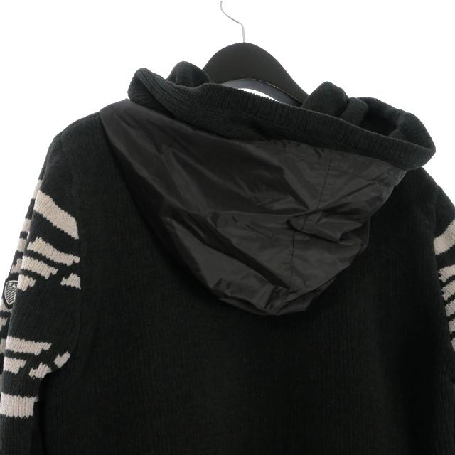 EMPORIO ARMANI エンポリオアルマーニ ジップアップニットフーディ