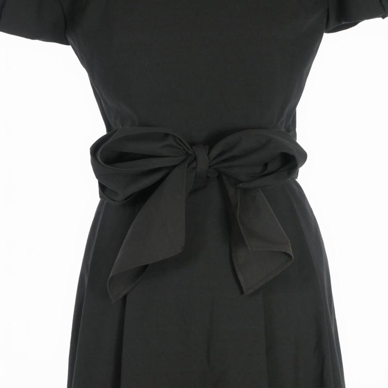 エムズグレイシー M'S GRACY 裾レース シャツワンピース ドレス 半袖