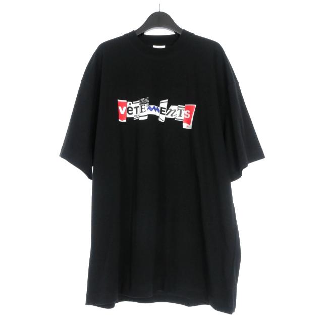 ヴェトモン VETEMENT 22AW Mixed Logo T-Shirt オーバーサイズTシャツ 