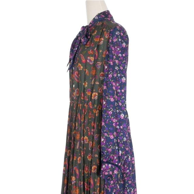 ジュンヤワタナベ JUNYA WATANABE コムデギャルソン 花柄 リボンタイ