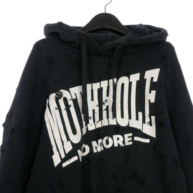 ダブレット doublet 24AW ZOMBIE SILHOUETTE HOODIE ダメージ加工