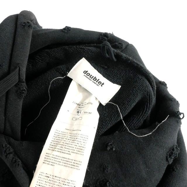 doublet ゾンビ　フーディ　パーカー　XL オーバーサイズ 国内買付】doublet BEFORE AFTER IDOL HOODIE パーカー ゾンビ