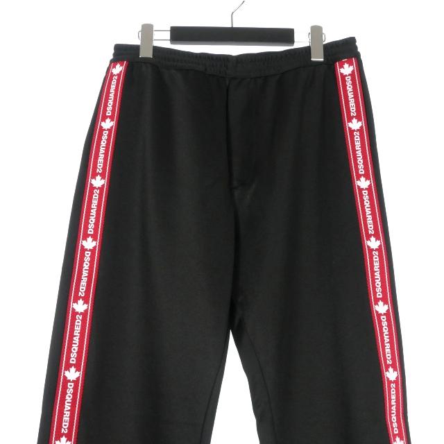 新品未使用 DSQUARED2 21SS ニットパンツ ブラック sizeM DSQUARED2（ディースクエアード） スウェットパンツ S79KA0045 S25516