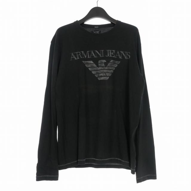 アルマーニ ジーンズ ARMANI JEANS ロゴプリント ロングスリーブT