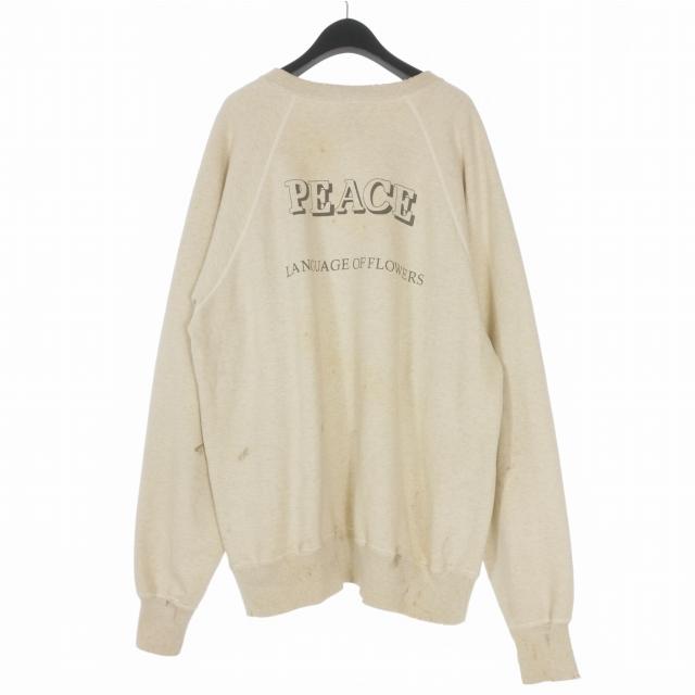 セントマイケル SAINTMICHAEL 23AW CRW N SWT DAISY ダメージ加工