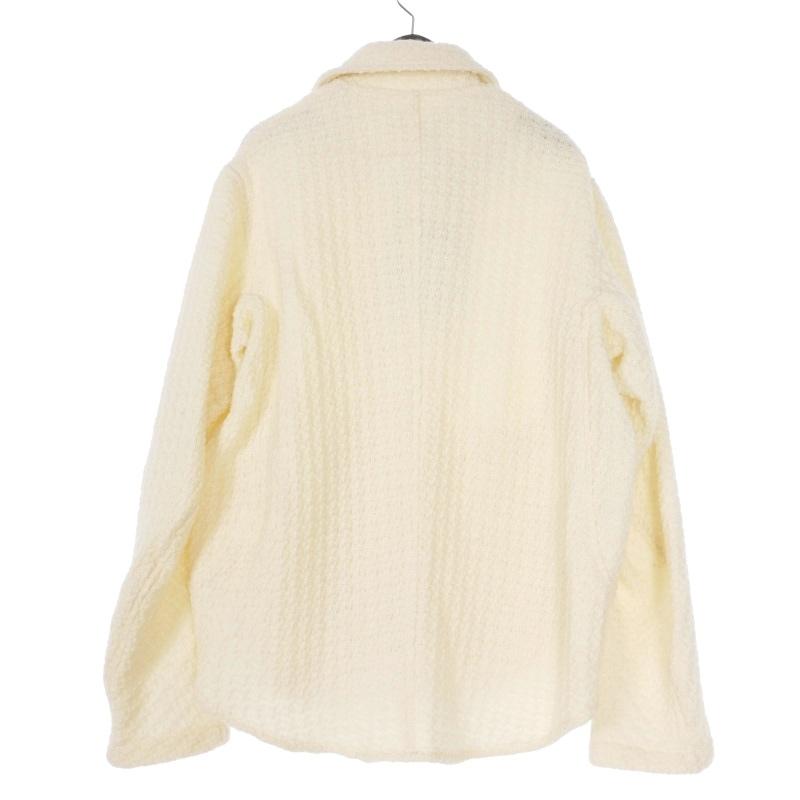 未使用品 ネヴァーフォーゲット NVRFRGT WOOL ROVING DOBBY LONG