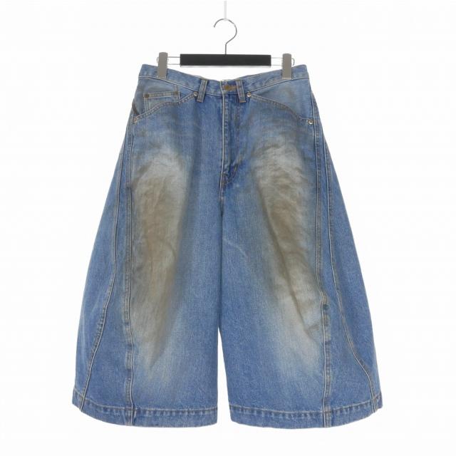 未使用品 ネヴァーフォーゲット NVRFRGT 25SS 3D TWISTED JORTS