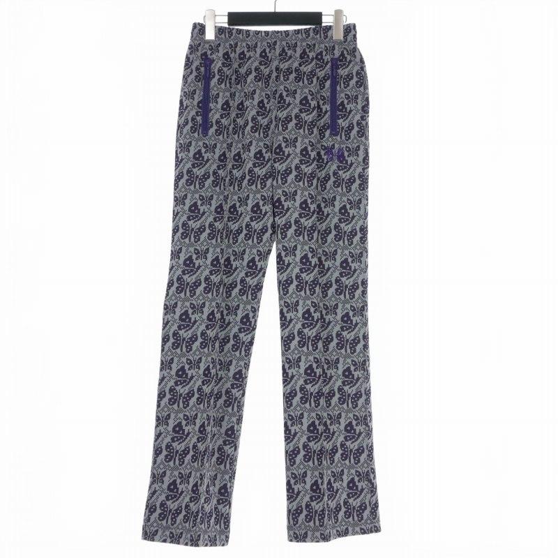 Needles ニードルズ Track Pant ホワイト×パープル XS 【公式通販】