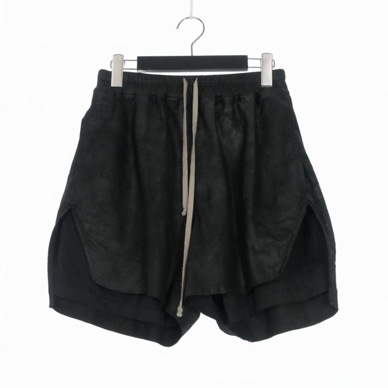 リックオウエンス Rick Owens 25SS Leather Boxer Shorts レザー