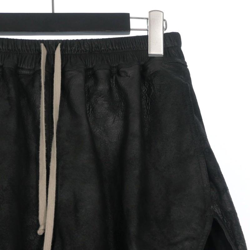 リックオウエンス Rick Owens 25SS Leather Boxer Shorts レザー