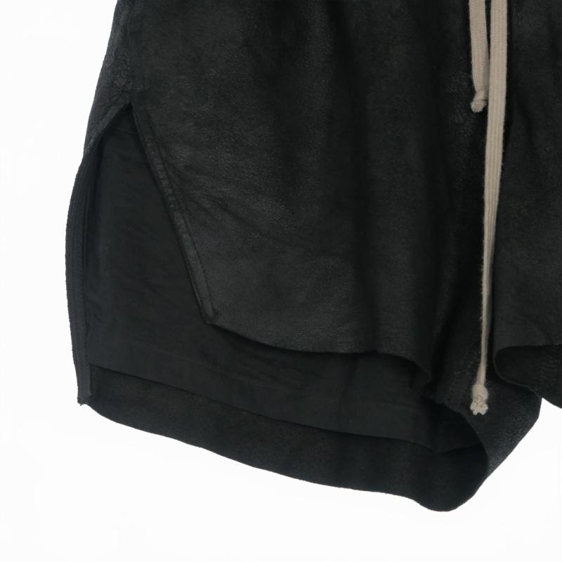 リックオウエンス Rick Owens 25SS Leather Boxer Shorts レザー