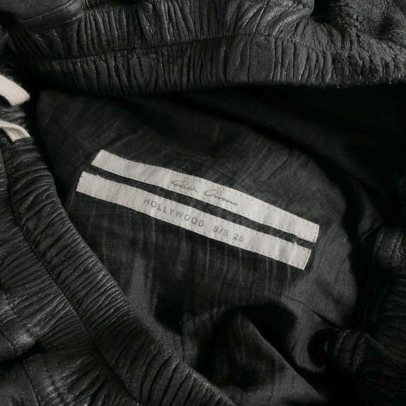 リックオウエンス Rick Owens 25SS Leather Boxer Shorts レザー