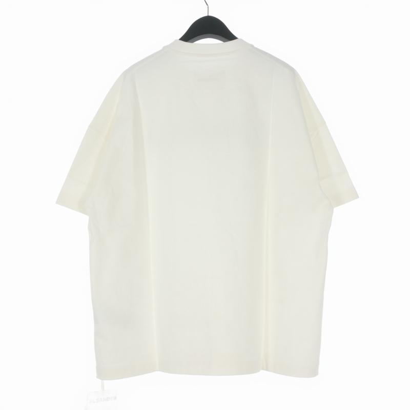未使用品 ジルサンダー JIL SANDER ロゴTシャツ カットソー