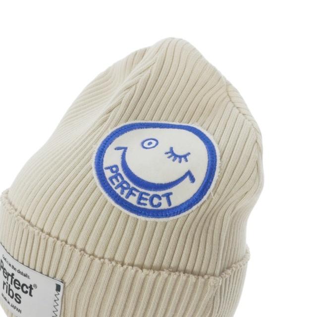 未使用品 パーフェクトリブス Perfectribs SMILE Patch Rib Beanie Cap